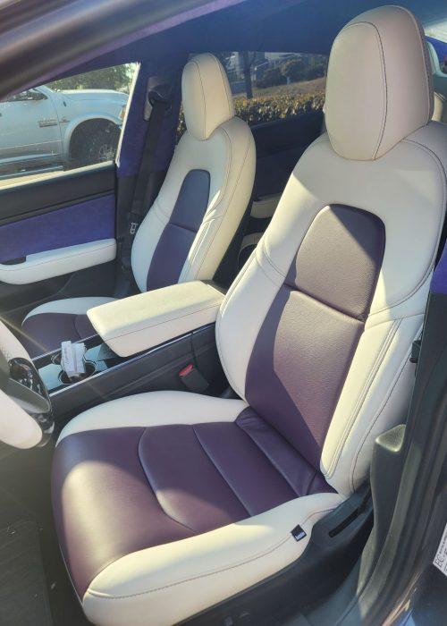 2019 Tesla Model 3_Custom Leather Upholstery_UnitedAutomotiveInteriors_10